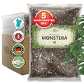 ORAGARDEN Monstera Erde für Zimmerpflanzen und Garten - 48L Monstera Substrat für Pflanzen, Palmen, Blumen - 5 Komponenten Blumenerde