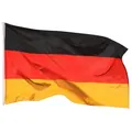 PHENO FLAGS Flagge Deutschland Flagge - Deutsche Fahne (Hissflagge für Fahnenmast), Inkl. 2 Messing Ösen 250 x 150 cm