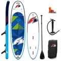 F2 Stand Up Paddle Board Team WS SUP 10'5" Blau Angebot Modell 2024