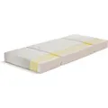 Betten-ABC Senioren- und Pflegebett Matratze 7-Zonen-Würfelschnitt, 3-teilig, bis Härtegrad H5, Größe: 80 x 210 cm, Härtegrad: H3