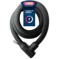 ABUS Kettenschloss YARNIT 4004K - leichtes Textilschloss für Sicherheit an Fahrrad und E-Scooter - flexibles Fahrradschloss mit Sicherheitslevel 7 - Länge 140 cm, schwarz