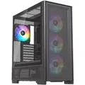 Silentware Air 2000 RGB Black Midi Tower PC-Gehäuse Glas-Seitenfenster 7x Lüfter