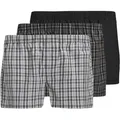 JACK AND JONES JACK&JONES Herren Web-Boxershorts, 3er Pack - JACMILANO WOVEN BOXERS 3 PACK , Baumwolle
