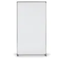 magnetoplan® Paravent Raumteiler halbtransp.- 180bx100hx50t - T-Füße - Acryl-Aluminiumrahmen (1 St)