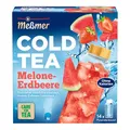 Meßmer Cold Tea Melone-Erdbeere | Früchtetee | Kaltaufguss | ohne Zuckerzusatz | 14 Pyramidenbeutel