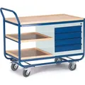 Rollcart Montagewagen mit Schubladenschrank und Ablagen