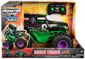 Monster Jam - Smash 'n Bash Grave Digger, Ferngesteuerter Monstertruck, der Sich