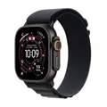 Apple Watch Ultra 3 Titan Schwarz (GPS + Cellular) 49mm (Alpine Armband Schwarz)