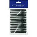 Comair Haarclips Plastik/Aluminium schwarz 95mm 10 Stück