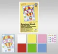 BASTELMAPPE MOOSGUMMI MOSAIK HEIßLUFTBALLON BASTELN KLEBEN NACH ZAHLEN NEU
