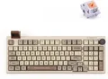 EPOMAKER RT100 Mechanische Tastatur Gasket mit anpassbarem Display, Bluetooth/2.4G/USB, QWERTY US, Wisteria Tactile Switch