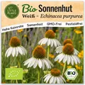 Sonnehut Samen Weiß (BIO) - 100 Samen Blumensamen Sonnenhutsamen Echinacea
