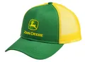 JOHN DEERE Mesh Trucker Kappe - Klassisches Design Logo Grün Gelb Schirmmütze