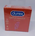 Durex Kondome classic gefühlsecht 3er Packung - Langes MHD