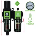 KS Tools 1/2" COMPETITION Druckluft-Wartungseinheit , Nebelöler und Manometer