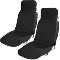 KINGSLEEVE® 2X Universal Sitzschoner Autositze Wasserabweisend 600D Oxford Autositzschoner Autositzbezug Schonbezug Auto Vordersitzschutz Werkstatt