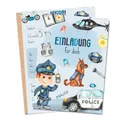 MeinBaby123® 10 Polizei Einladungskarten Kindergeburtstag Jungs | Geburtstagseinladungen für Kinder | Polizei Einladungskarten | inkl. 10 Briefumschläge (Polizei V1)