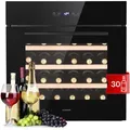 Klarstein Weinkühlschrank, 1 Zonen Getränkekühlschrank Klein, Kleiner Weinschrank, Wein-kühlschrank Klein Mit Glastür, Indoor/outdoor Flaschenkühlschrank, Einbau Wine Fridge 5-18°c, 30 Flaschen