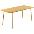 Concept Usine Gartentisch, Gelb, Metall, 70x72x160 cm, Gartenmöbel, Gartentische, Gartentische