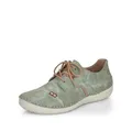 Rieker Damen Low-Top Sneaker 52528, Frauen Halbschuhe,Laufschuhe,straßenschuhe,Strassenschuhe,Sportschuhe,Freizeitschuhe,grün (52),36 EU / 3.5 UK