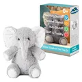 Cloudb | Soundmaschine mit weißem Rauschen | Kuscheliges Stofftier | Einstellbare Einstellungen & Auto-Off | Einschlafhilfe für Babys | Elliot Elephant Unterwegs