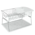 METALTEX Geniustex 45 x 31 x 28 cm - Spülkorb mit Abtropfschale und Bestecksa...