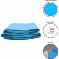 Pool Ersatzfolie Rund In Verschiedenen Größen - Dicke 0,6 Mm - Tiefe 120 Cm - Blau - Einhängebiese 350x120cm