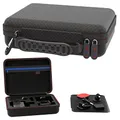 DigiCharge Tragetasche Tasche für Action Kameras Gopro Hero13 Hero12 Hero11 Hero10 / DJI Osmo Action 5 4 / Insta360 One/Akaso/Hero 13 12 10 9 8 7 6 Apeman, und Zubehör, (22x17x6cm) (M,Schwarz)