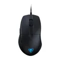 Turtle Beach Pure SEL – Ultraleichte, ergonomische RGB-Gaming-Maus, optischer 8K DPI-Sensor, mechanische Schalter, PTFE-Gleitelemente, RGB-Beleuchtung - Schwarz