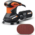 WORX WX652.1 Roto-Schwingschleifer 300W - Schleifdurchmesser 125 mm - Schleifen auf Vielzahl von Materialien erleichtert
