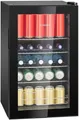 Bomann KSG 7287 Flaschenkühlschrank, 43 cm breit, 63 Liter, LED Innenbeleuchtung
