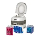 Enders Comfort 2x Rinse Blue 5 L + 2x WC - Papier XL Set Campingtoilette Outdoor