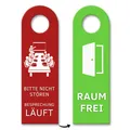 Besprechung Türhänger mit Spruch Bitte nicht stören Besprechung läuft