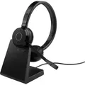 Jabra Evolve 65 TE Headset, Stereo, Kabellos, Bluetooth, inkl. Ladestation, Optimiert für Unified Communication