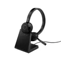 JABRA Evolve 65 TE Link390a UC Stereo mit Ladestation,On-Ear,Bluetooth, BRANDNEU