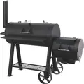 tepro Holzkohlegrill Smoker Milwaukee, Grillfläche: ca. 97,5 x 44 cm