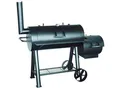 Smoker TEPRO "Milwaukee", schwarz, B:171cm H:151cm T:78cm, Grills, BxTxH: 171x78,5x151 cm