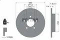 Bremsscheibe TEXTAR 92130500 für MAZDA 3 (BL) 2 2009-2012