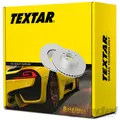 2X TEXTAR BREMSSCHEBEIBEN 265mm VOLL HINTEN PASSEND FÜR MAZDA 3