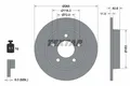 2x Bremsscheibe Textar 92130500 für MAZDA