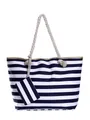 DonDon Strandtasche Shopper wasserabweisende Tasche (2-tlg), Große Strandtasche, mit Reißverschluss, inkl. kleinem Beutel