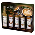 (75,96 EUR/l) Monin Speciality Kaffee Sirup Geschenk-Set 5 x 50ml