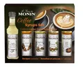 COFFEE SYRUPS SETS - 5 GESCHMACKSRICHTUNGEN - 5X5CL BY MONIN (79,92 EUR/l)