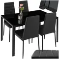 Esszimmergruppe 4 Stühle Essgruppe Sitzgruppe Esstisch Esszimmer Stuhl Tisch Set