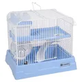 Flamingo Kleintierkäfig Hamsterkäfig Dinky blau
