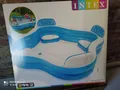 ◄◄ BSH ►►  Intex Familien Pool + Getränkehalter 229x229x66cm BLAU