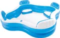 Intex 56475NP  Familienpool Quadratisch Vier Sitze Vinyl 229x229x66cm