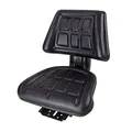 DEMA Universal Traktorsitz Schleppersitz Eco OF – Robuster Traktorsitz, Belastbar bis 130 kg, Schwarz, Komfortabel und Strapazierfähig