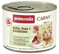 Animonda Carny Adult Pute+Kaninchen 6x200g Katzenfutter 83500