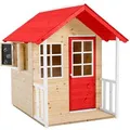Zwerkules Spielhaus Lolla 135 cm x 120 cm x 139 cm Rot FSC®